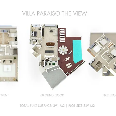 Vacation Marbella I Paraiso The View, 6 Bdr, Modern Villa, Infinity Heated Pool, Gated Community, Cinema Room, Sea View, Golf Courses